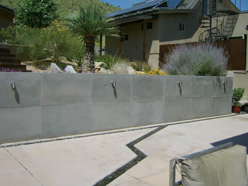 Concrete wall tiles